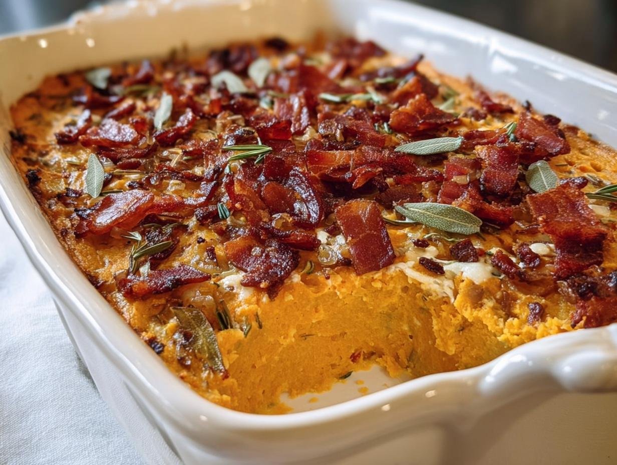 Savory Sweet Potato Casserole