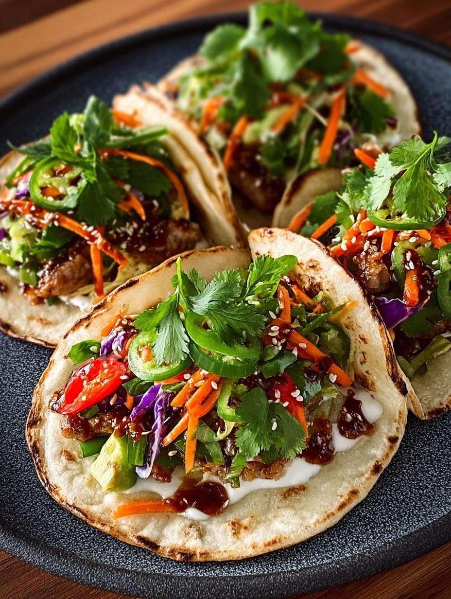 Smash Dumpling Tacos