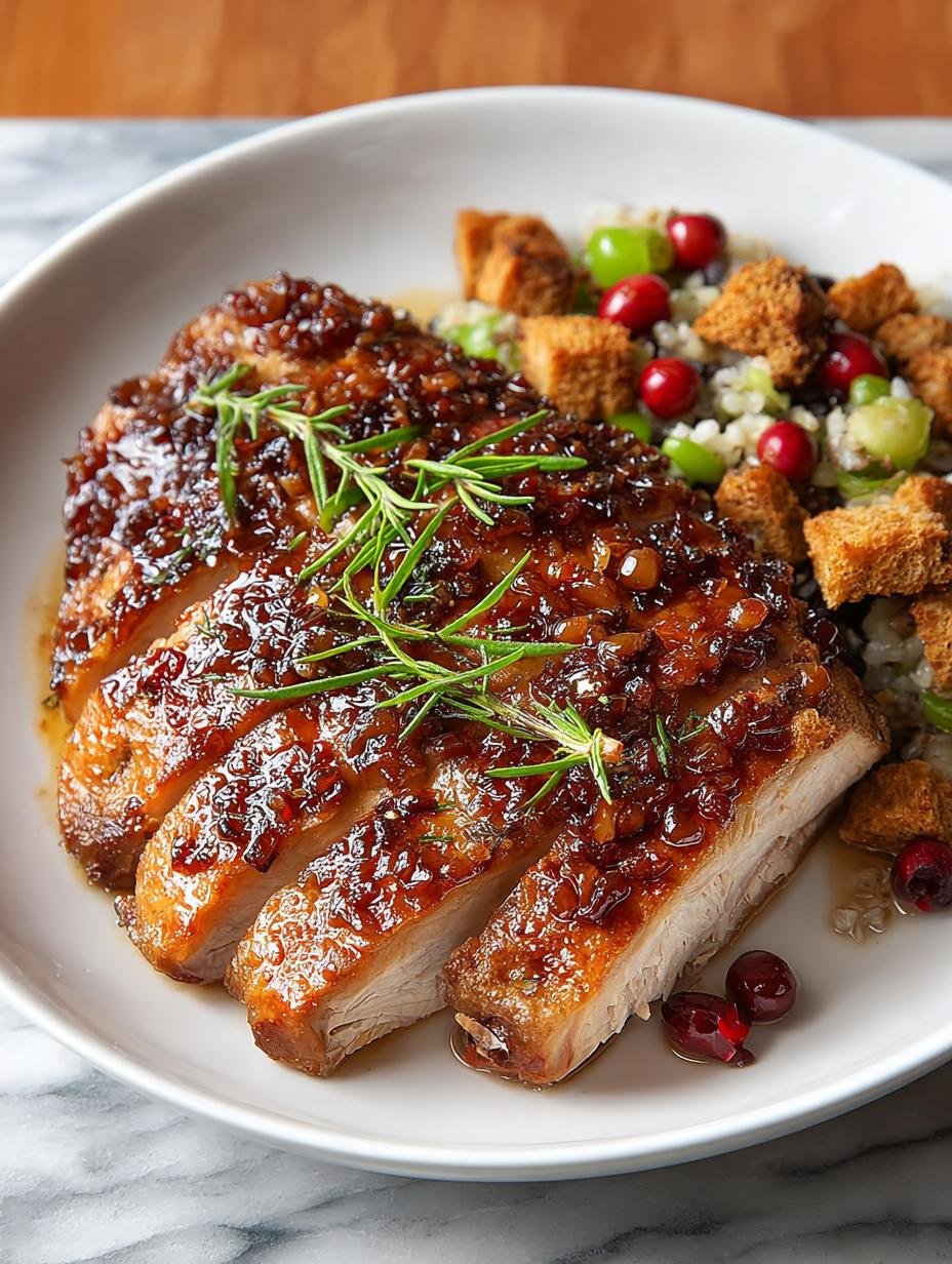 Soy Glazed Braised Turkey