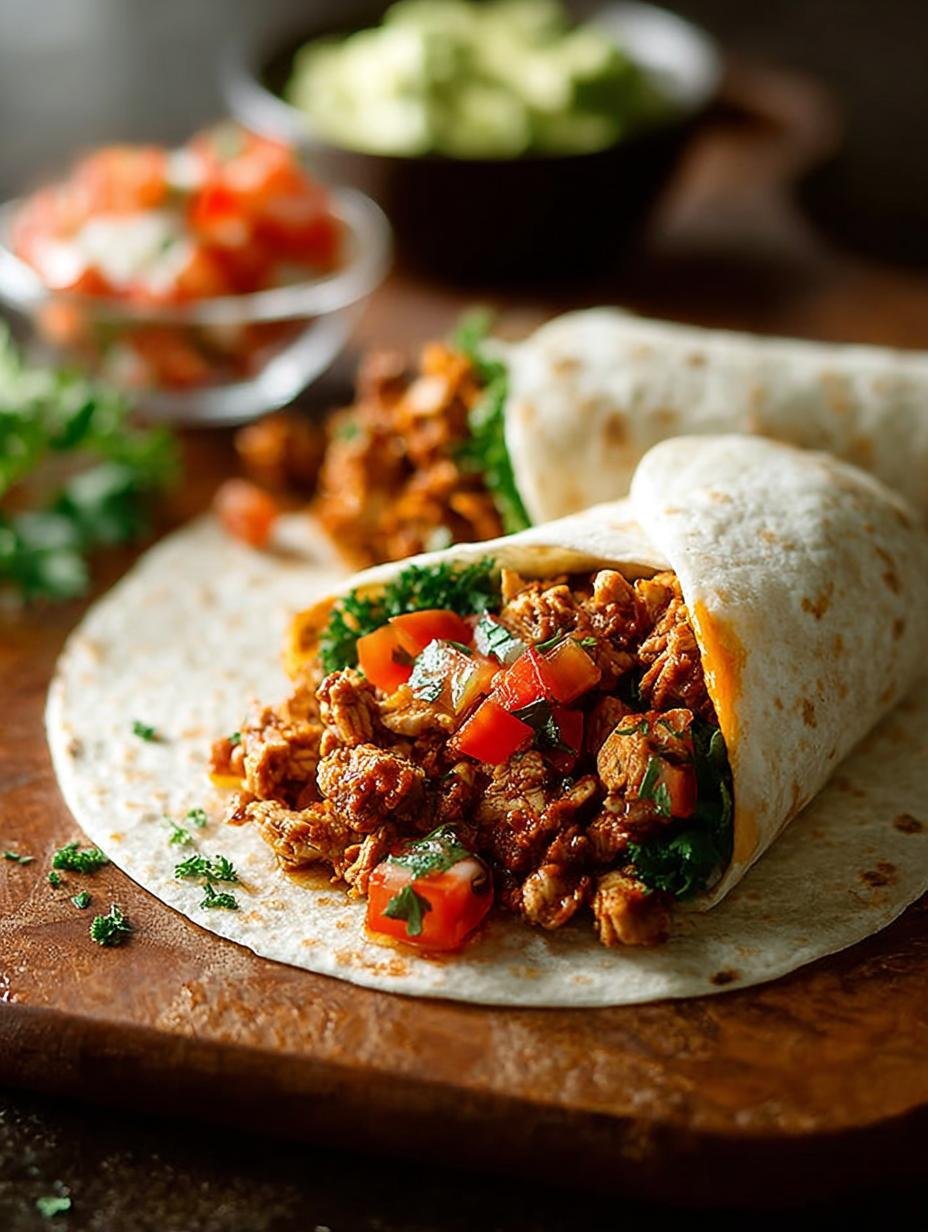 Spicy Chipotle Turkey Burritos