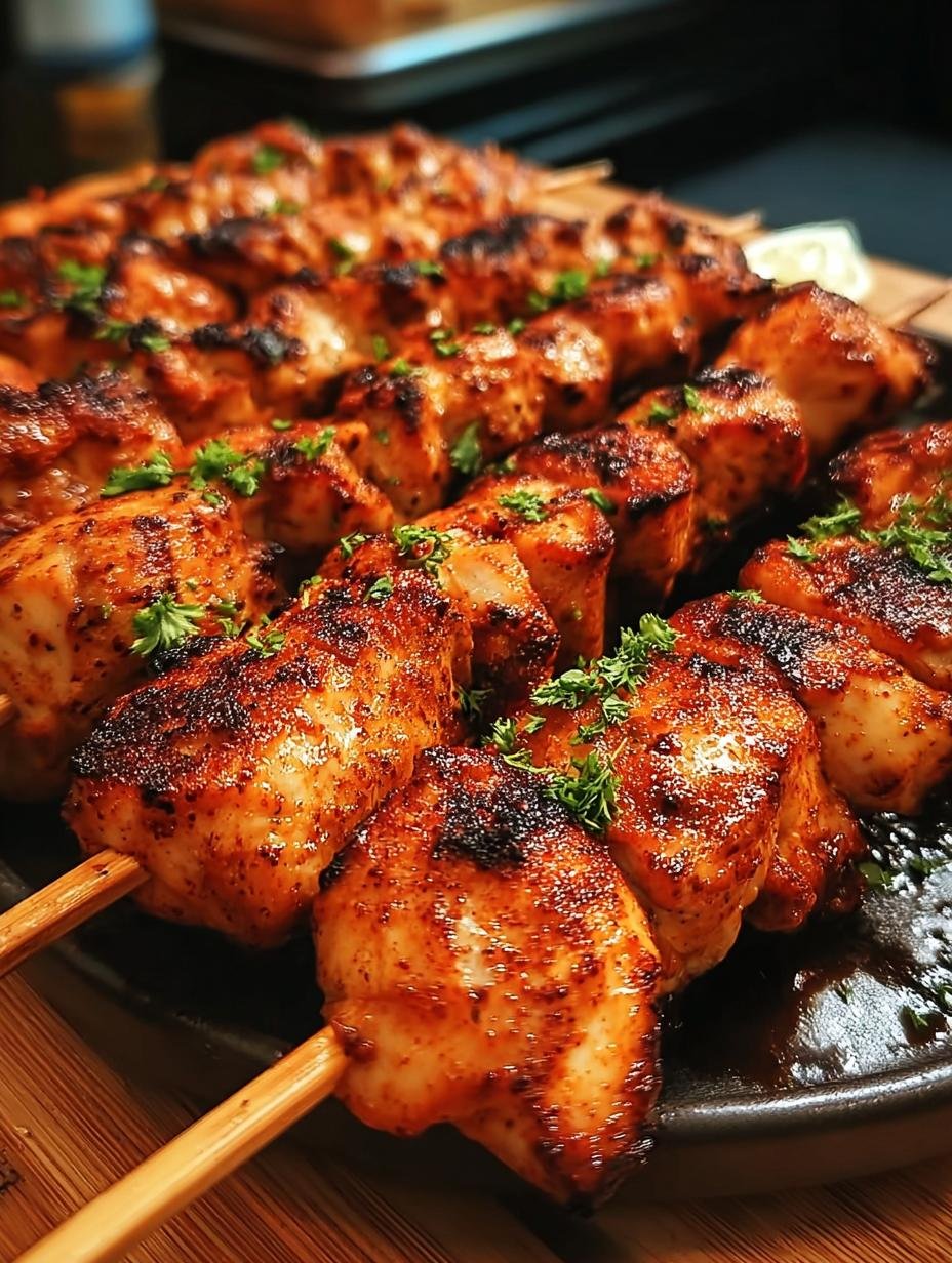 Spicy Paprika Chicken Skewers