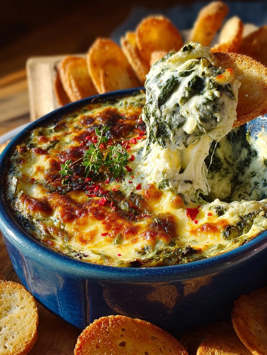 Delicious Spinach Artichoke Dip Recipe for Thanksgiving - Spinach Artichoke Dip Recipe - main visual representation