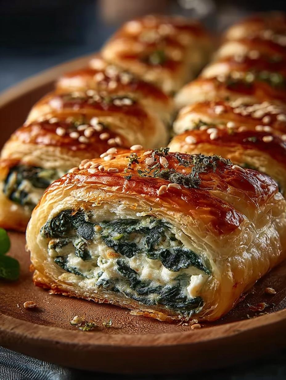 Spinach Feta Puff Pastry