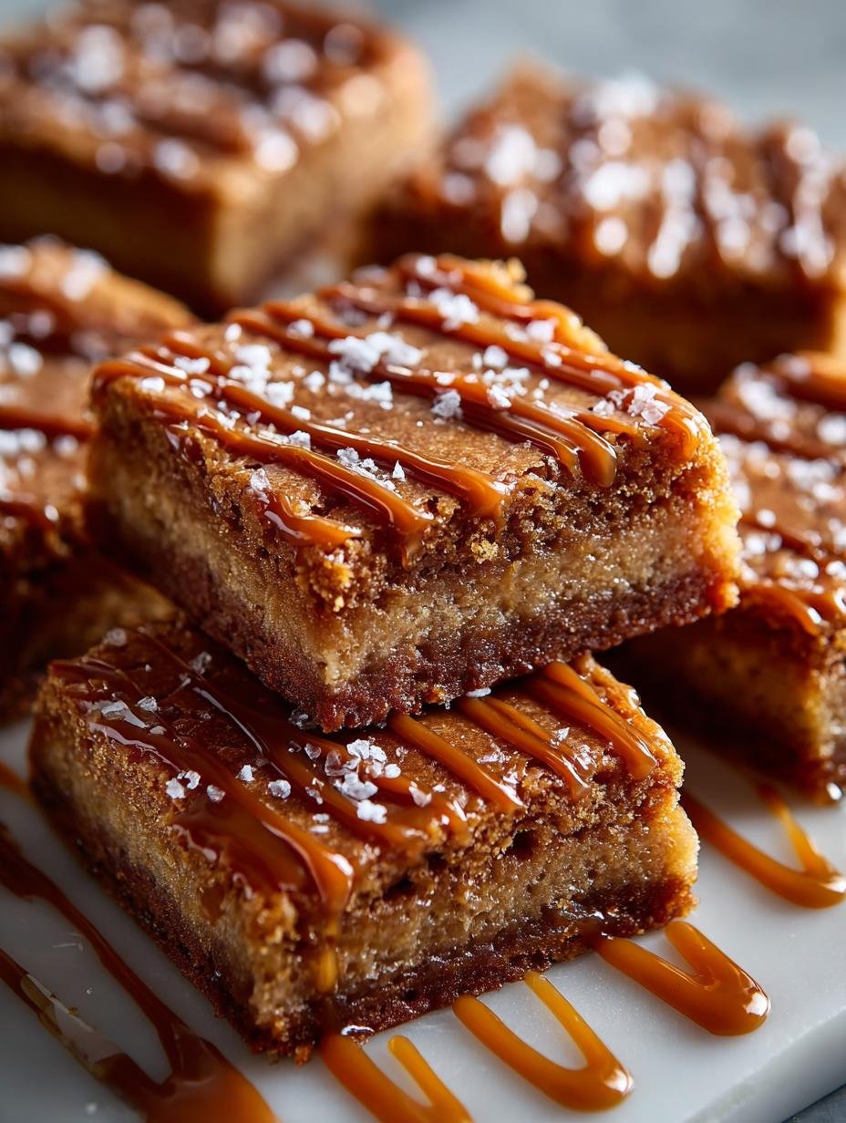 Sticky Date Toffee Blondies