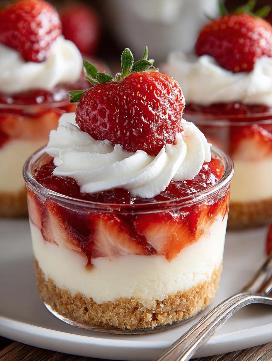 Strawberry Cheesecake Cups