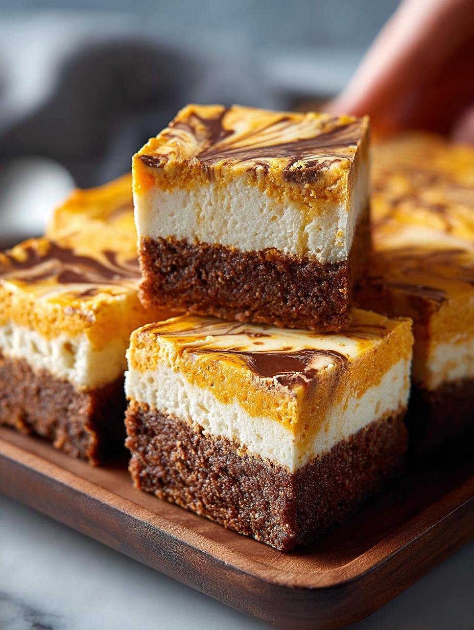 Sweet Potato Cheesecake Brownies: 5 Irresistible Layers 3 Sweet Potato Cheesecake Brownies: 5 Irresistible Layers - Sweet Potato Cheesecake Brownies - additional detail