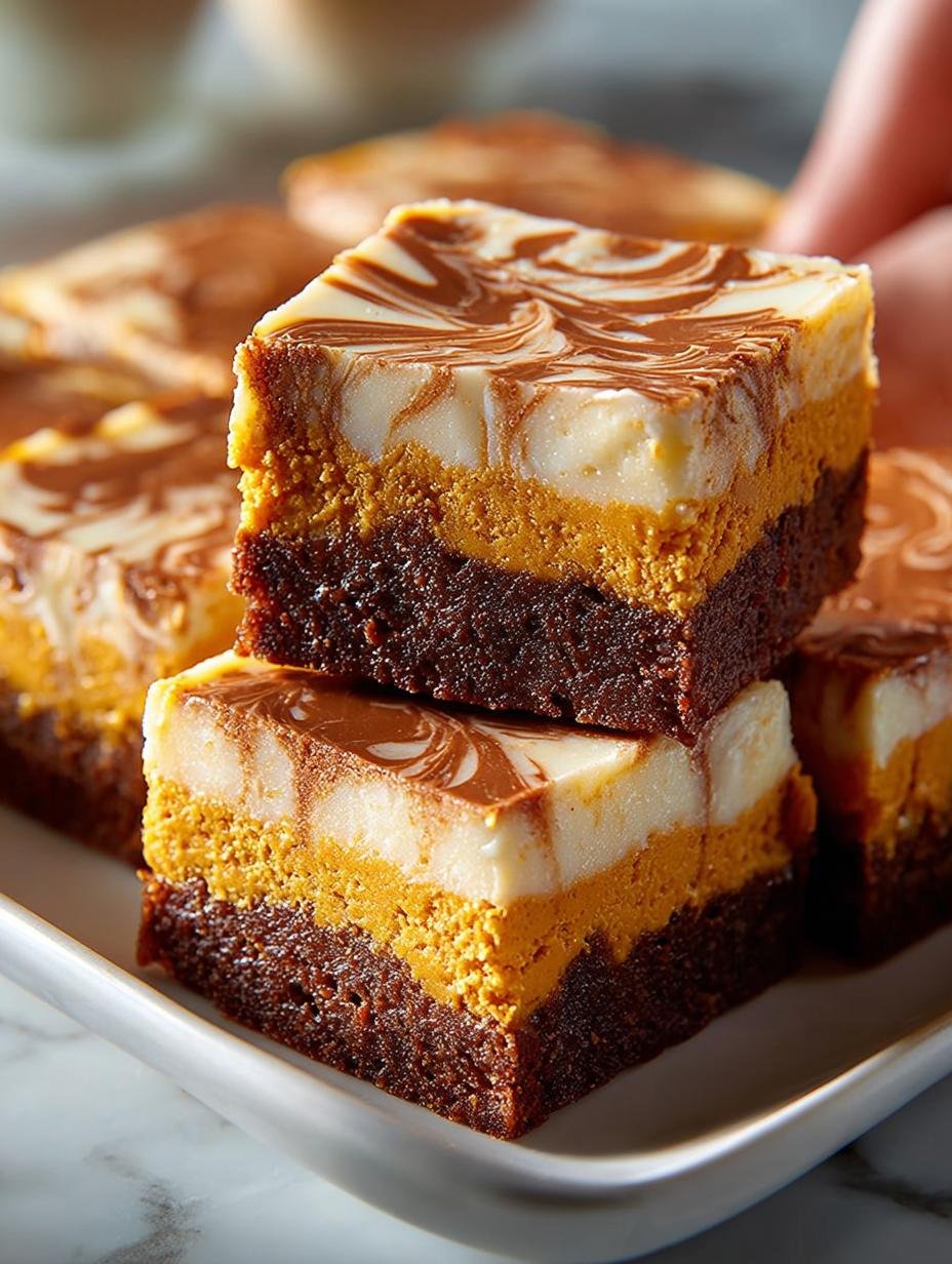 Sweet Potato Cheesecake Brownies