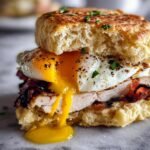 Thanksgiving Leftover Breakfast Sandwiches