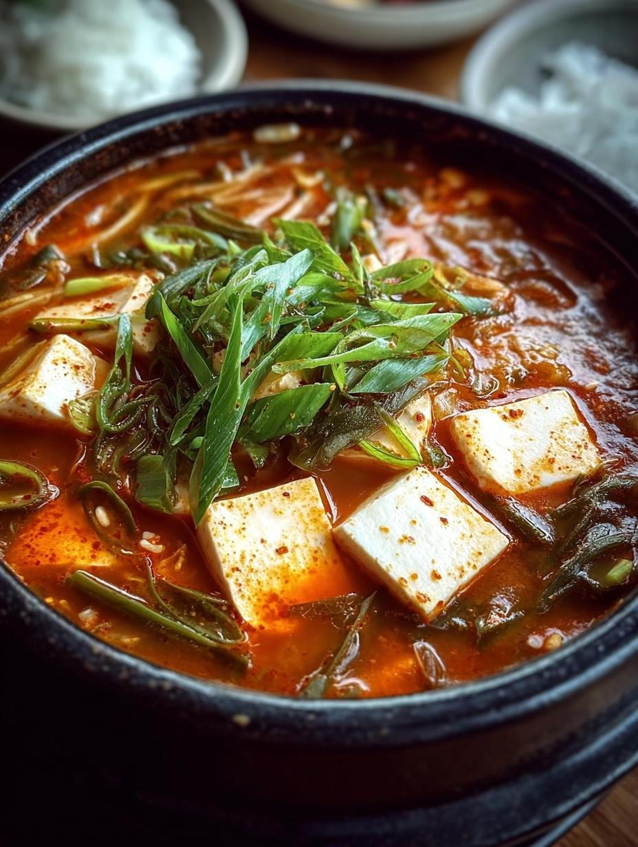 Vegan Sundubu Jjigae Korean