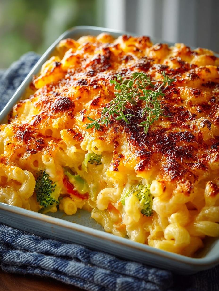 Delicious Veggie Mac Cheese with 6 Flavorful Ingredients - Veggie Mac Cheese - main visual representation