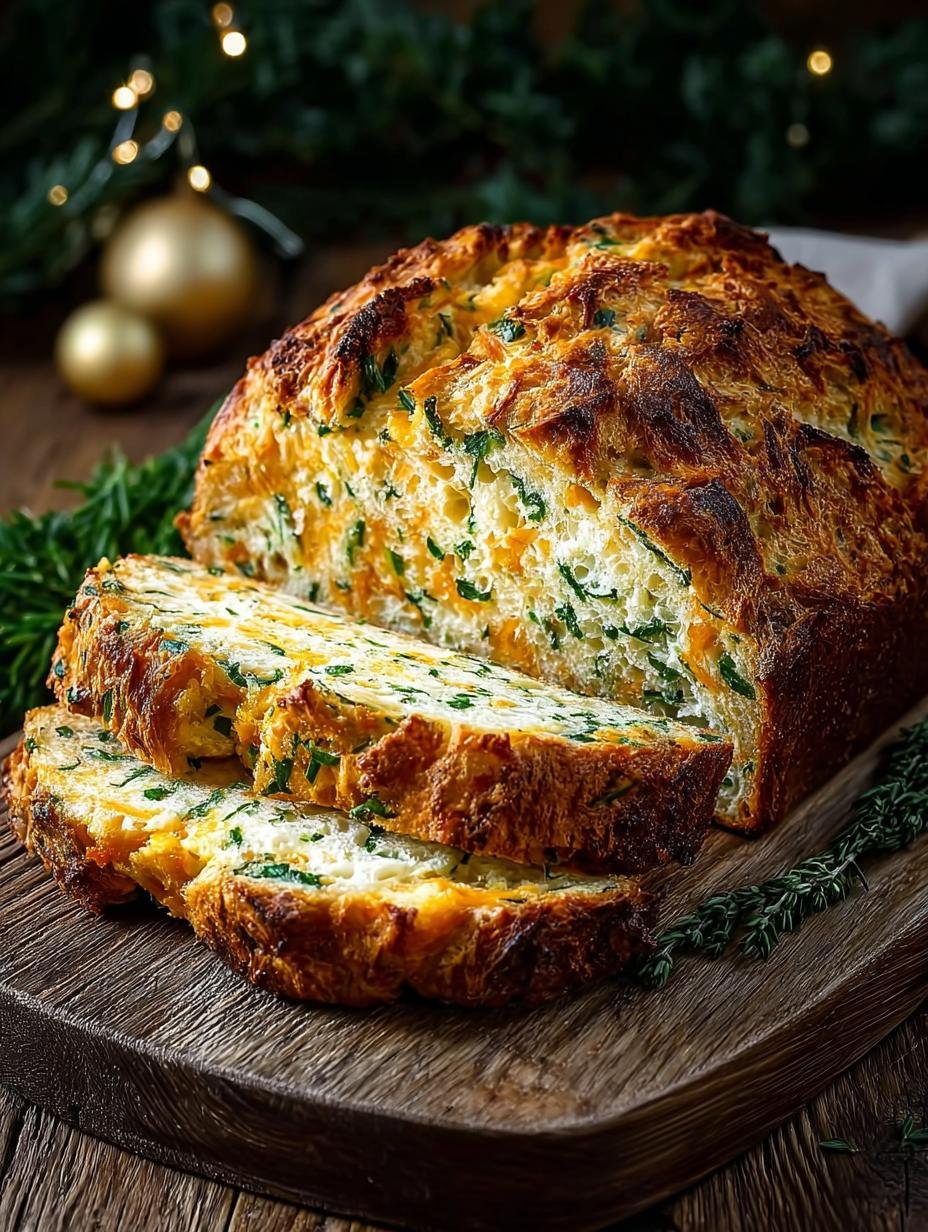 Cheddar Herb Soda Bread