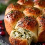 Cheese Herb Dinner Roll Wreath
