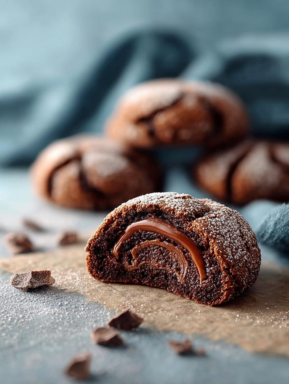 Chocolate Rolo Cookies: 30 Decadent Treats to Enjoy - Chocolate Rolo Cookies - additional detail