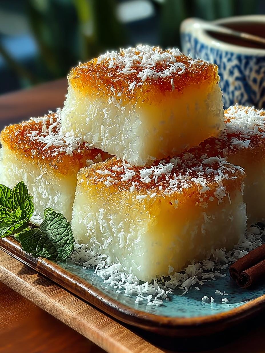 Coconut Mochi Cake