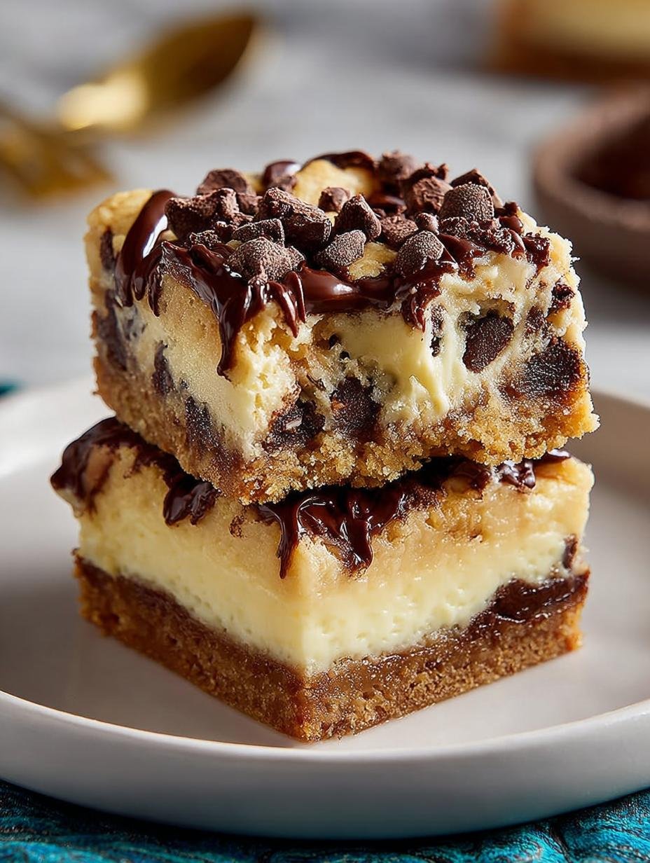 Cookie Dough Cheesecake Bars