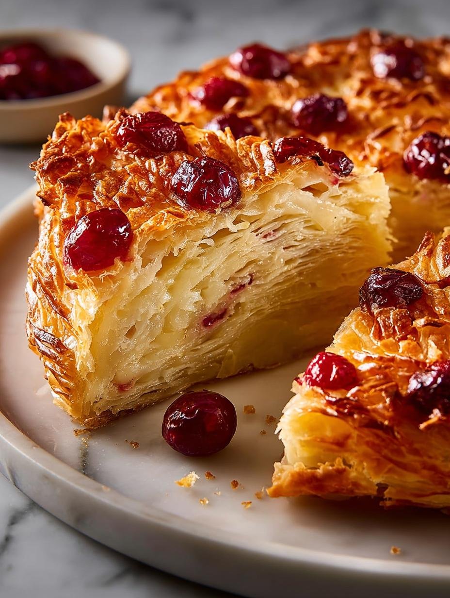 Irresistible Cranberry Phyllo Tart Recipe for the Holidays - Cranberry Phyllo Tart Recipe - additional detail
