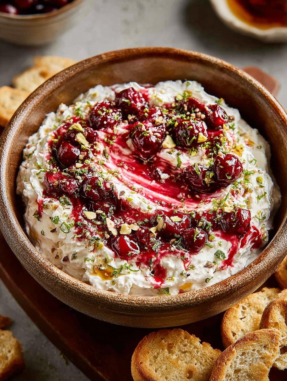 Delicious Cranberry Whipped Feta Dip for Every Occasion 3 Delicious Cranberry Whipped Feta Dip for Every Occasion - Cranberry Whipped Feta Dip - additional detail