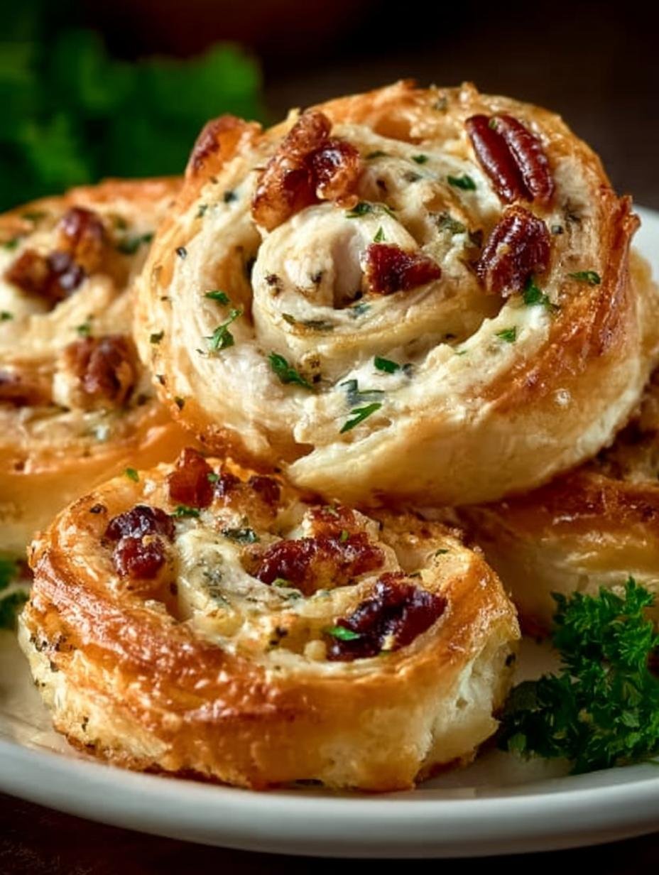 Delicious Creamy Chicken Pinwheels for Every Occasion - Creamy Chicken Pinwheels - main visual representation