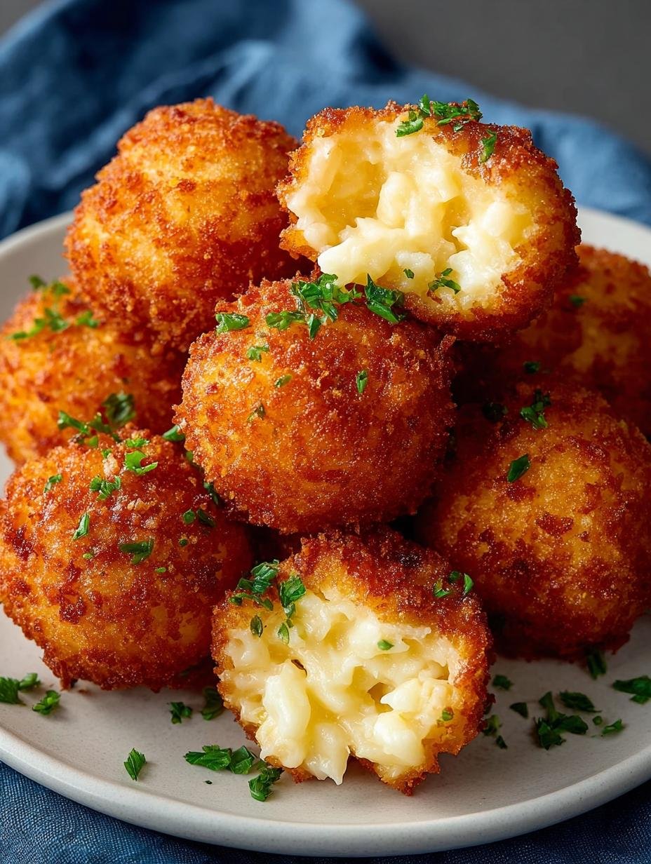 Crispy Fried Mac and Cheese Balls: 12 Perfect Bites