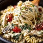Crockpot Chicken Pasta Parmesan Garlic Pasta Easy Chicken Recipe Slow Cooker Pasta