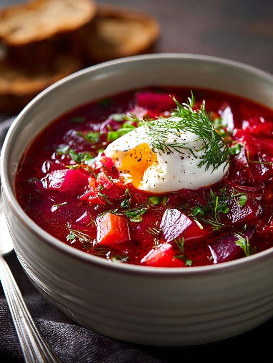 EASY BORSCHT SOUP RECIPE: 5 Steps to Comforting Flavor - EASY BORSCHT SOUP RECIPE - additional detail