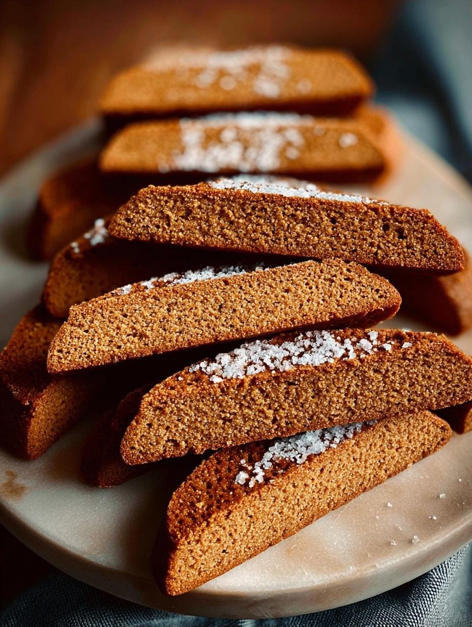 Delicious Gingerbread Biscotti Recipe for Cozy Holidays - GINGERBREAD BISCOTTI RECIPE - main visual representation