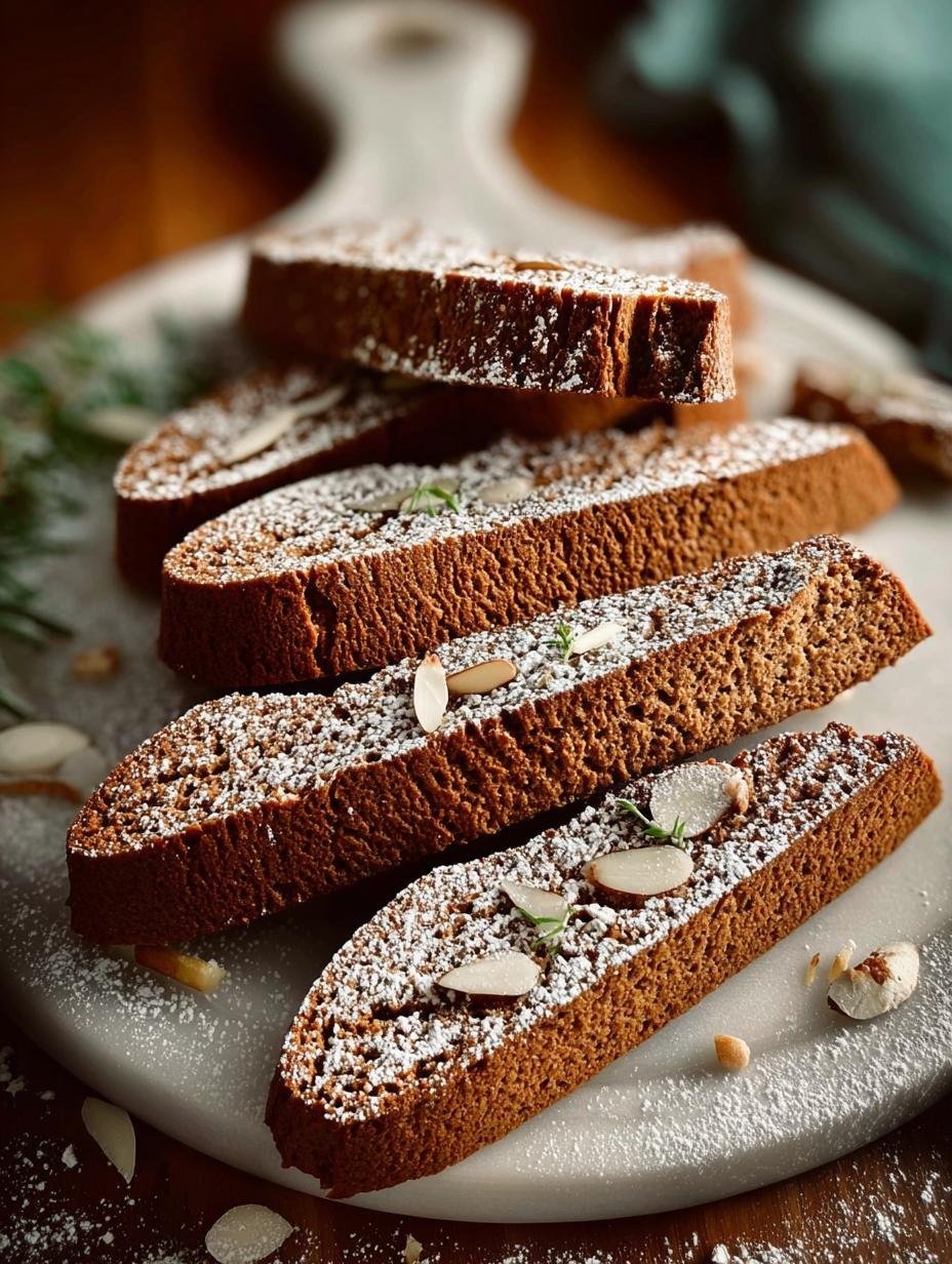 Delicious Gingerbread Biscotti Recipe for Cozy Holidays - GINGERBREAD BISCOTTI RECIPE - additional detail