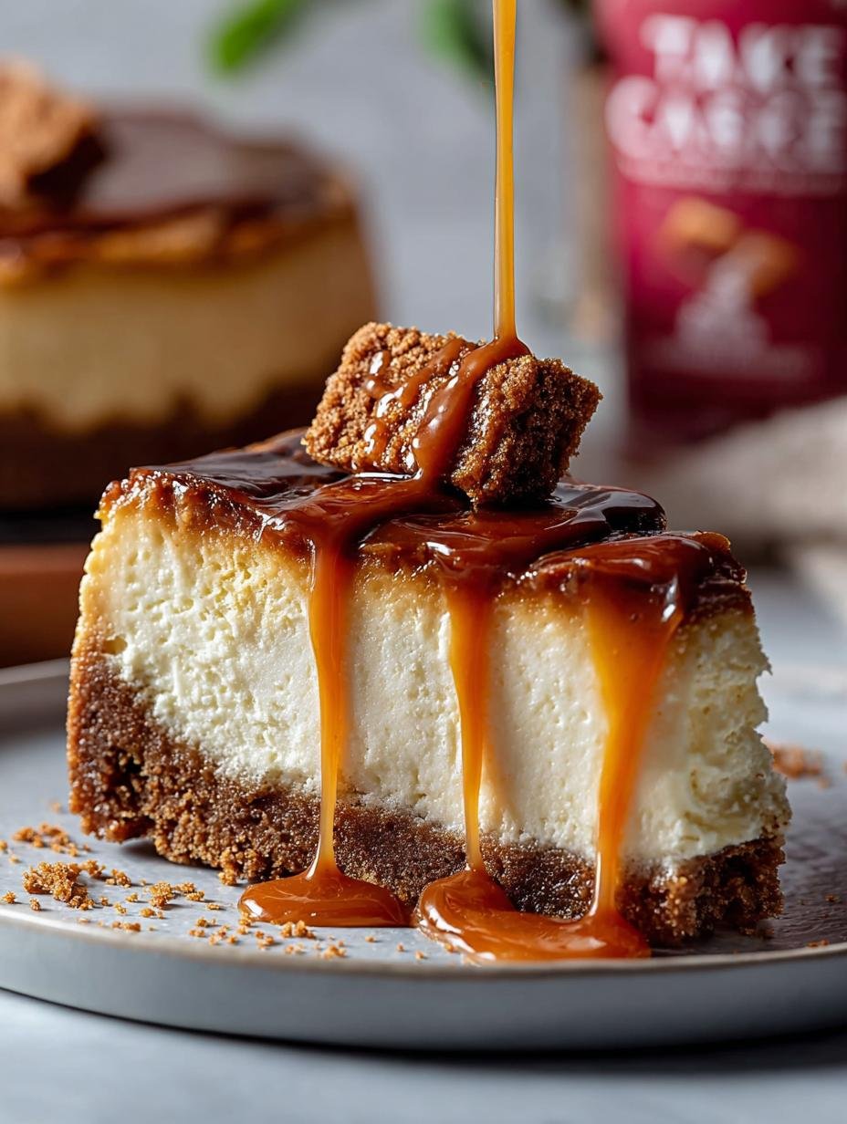 Gingerbread Cheesecake with Salted Caramel Recipe