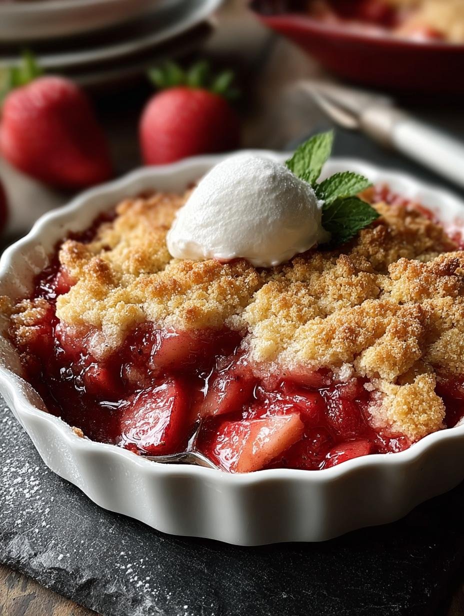 Gooey Strawberry Rhubarb Sourdough Cobbler You'll Love - Gooey Strawberry Rhubarb Sourdough Cobbler You'll Love - main visual representation