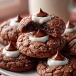 Hot Cocoa Cookie Blossoms