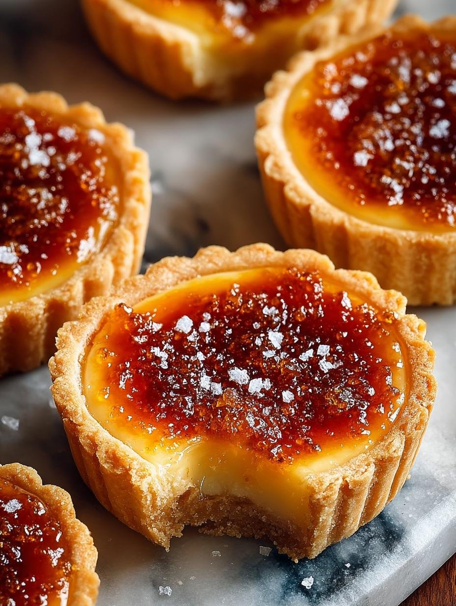 Mini Pumpkin Crème Brûlée Pies