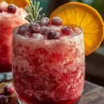 Non-Alcoholic Christmas Slush Mocktail