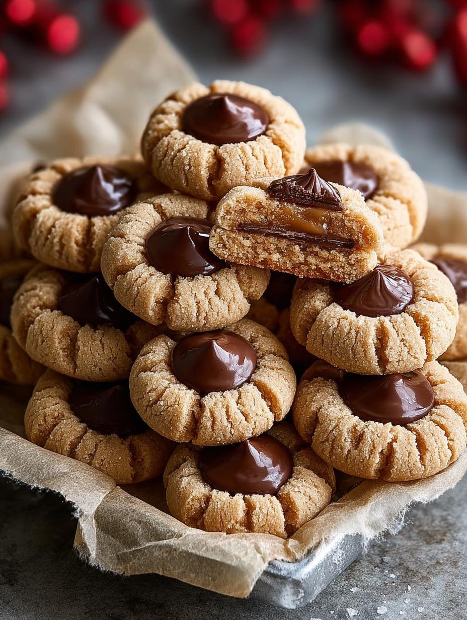 Peanut Butter Blossom Cookies