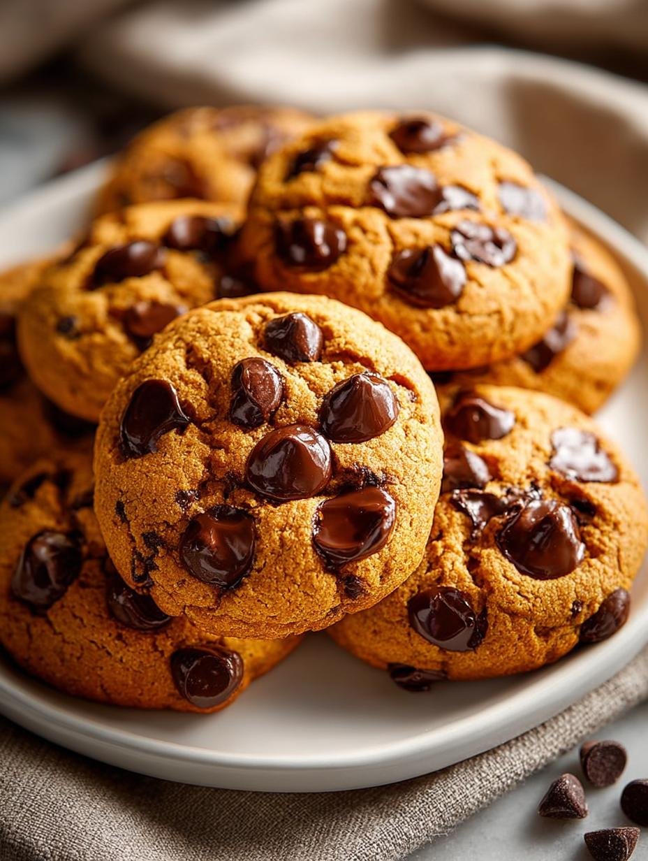 Pumpkin Chocolate Chip Cookies
