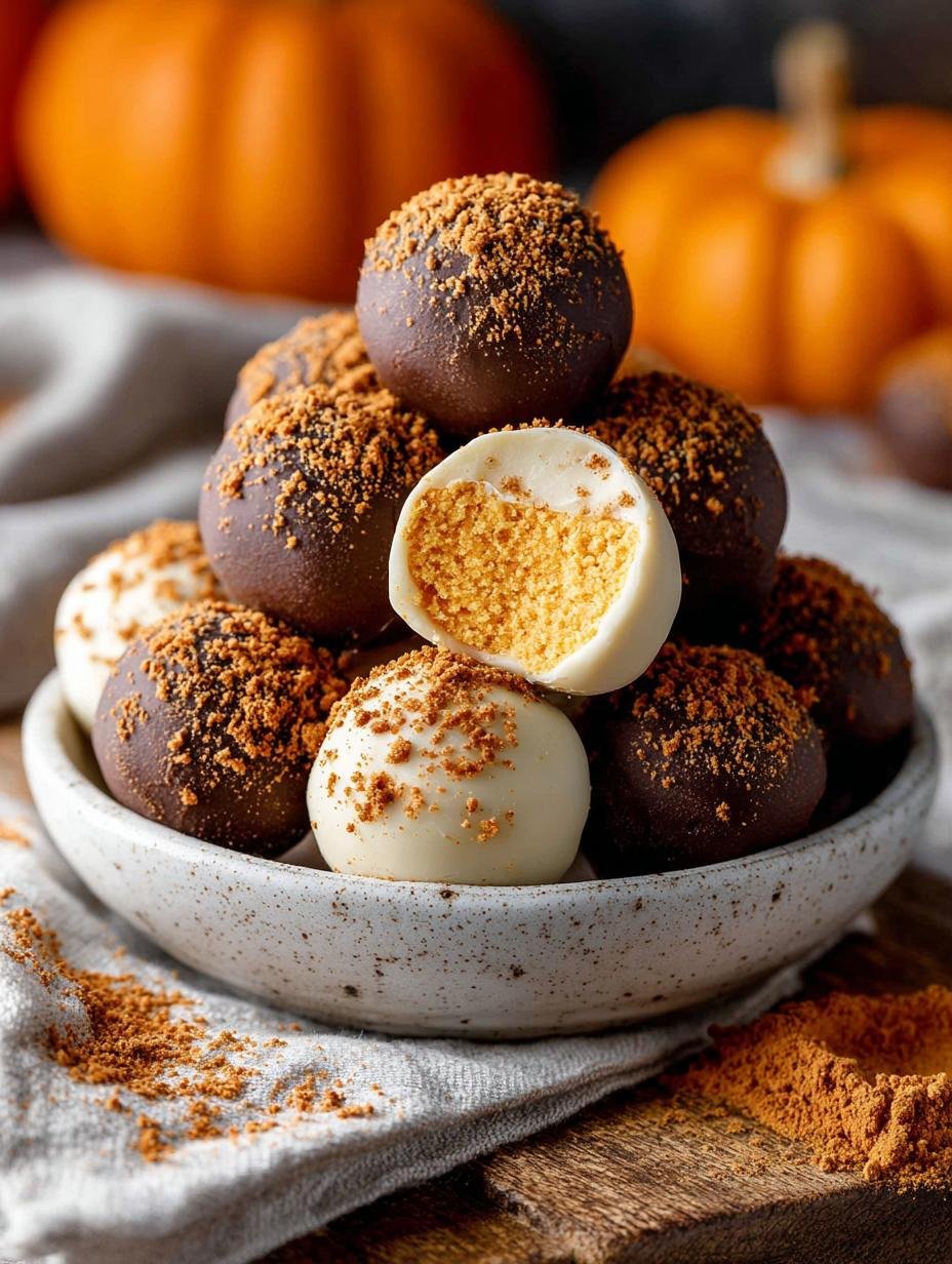 Delicious Pumpkin Cream Cheese Truffles to Savor - Pumpkin Cream Cheese Truffles - main visual representation