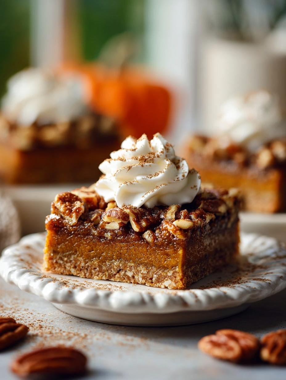 Delicious Pumpkin Pecan Pie Bars for Fall Gatherings 2 Delicious Pumpkin Pecan Pie Bars for Fall Gatherings - Pumpkin Pecan Pie Bars - main visual representation