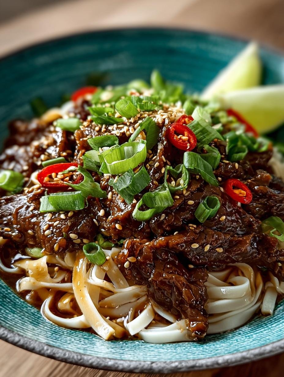 Sticky Hoisin Beef Noodles: 5 Steps to Flavorful Perfection 2 Sticky Hoisin Beef Noodles: 5 Steps to Flavorful Perfection - Sticky Hoisin Beef Noodles - main visual representation
