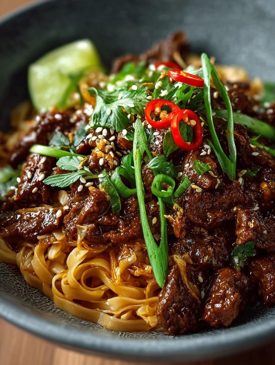 Sticky Hoisin Beef Noodles: 5 Steps to Flavorful Perfection 1 Sticky Hoisin Beef Noodles