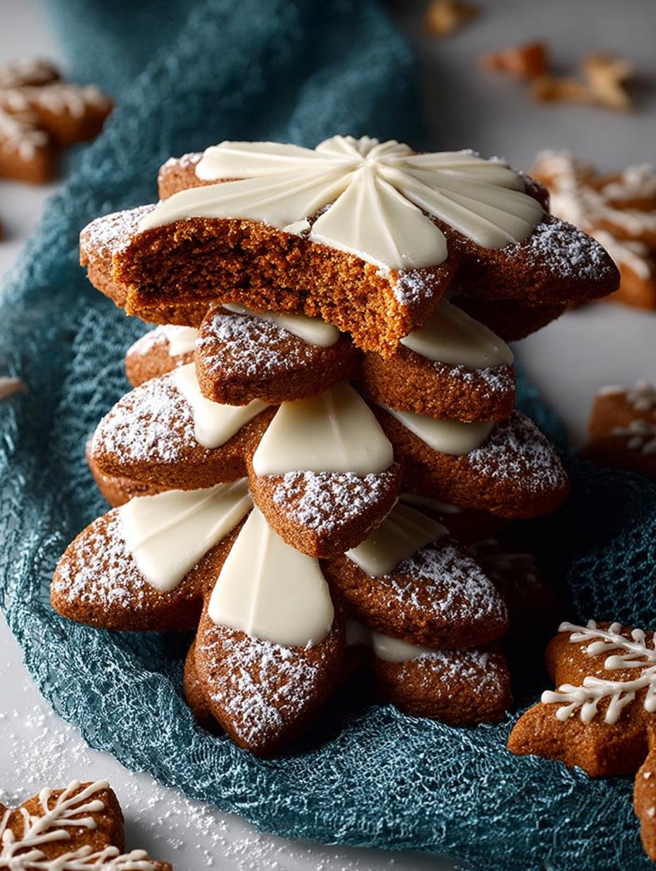 White Chocolate Gingerbread Cookies: 12 Festive Treats 2 White Chocolate Gingerbread Cookies: 12 Festive Treats - White Chocolate Gingerbread Cookies - main visual representation