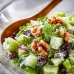 Zesty Celery Salad with Walnuts and Raisins Delight
