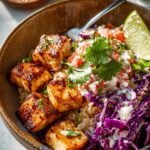 Air Fryer Fish Taco Bowl