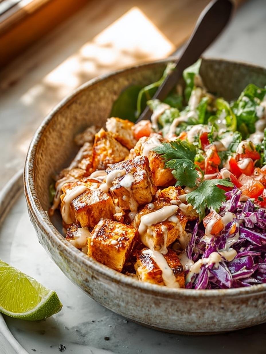 Delicious Air Fryer Fish Taco Bowl in 15 Minutes - Air Fryer Fish Taco Bowl - additional detail