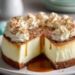 Amaretto Cheesecake Recipe, Mocha Mousse Dessert, Cheesecake with Mocha, Am