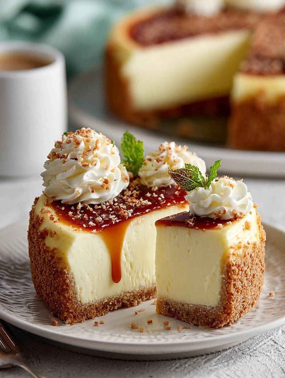 Amaretto Cheesecake Recipe with Decadent Mocha Mousse - Amaretto Cheesecake Recipe, Mocha Mousse Dessert, Cheesecake with Mocha, Am - additional detail