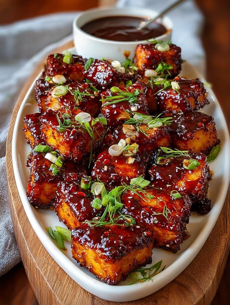 Baked BBQ Tofu Delight - 7 Reasons to Love This Dish - Baked BBQ Tofu Delight - Easy, Vegan, Oil-Free Recipe! - main visual representation