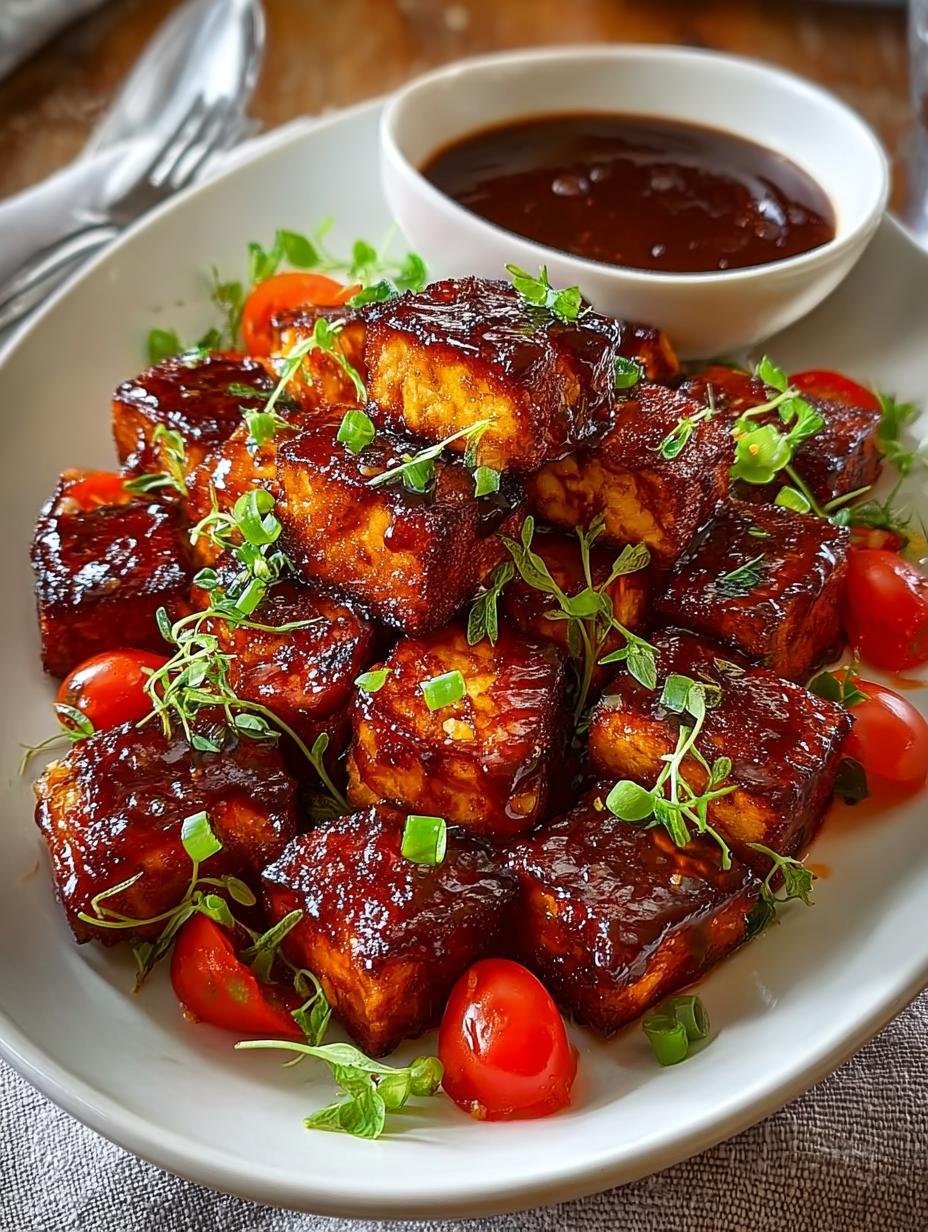 Baked BBQ Tofu Delight - 7 Reasons to Love This Dish - Baked BBQ Tofu Delight - Easy, Vegan, Oil-Free Recipe! - additional detail