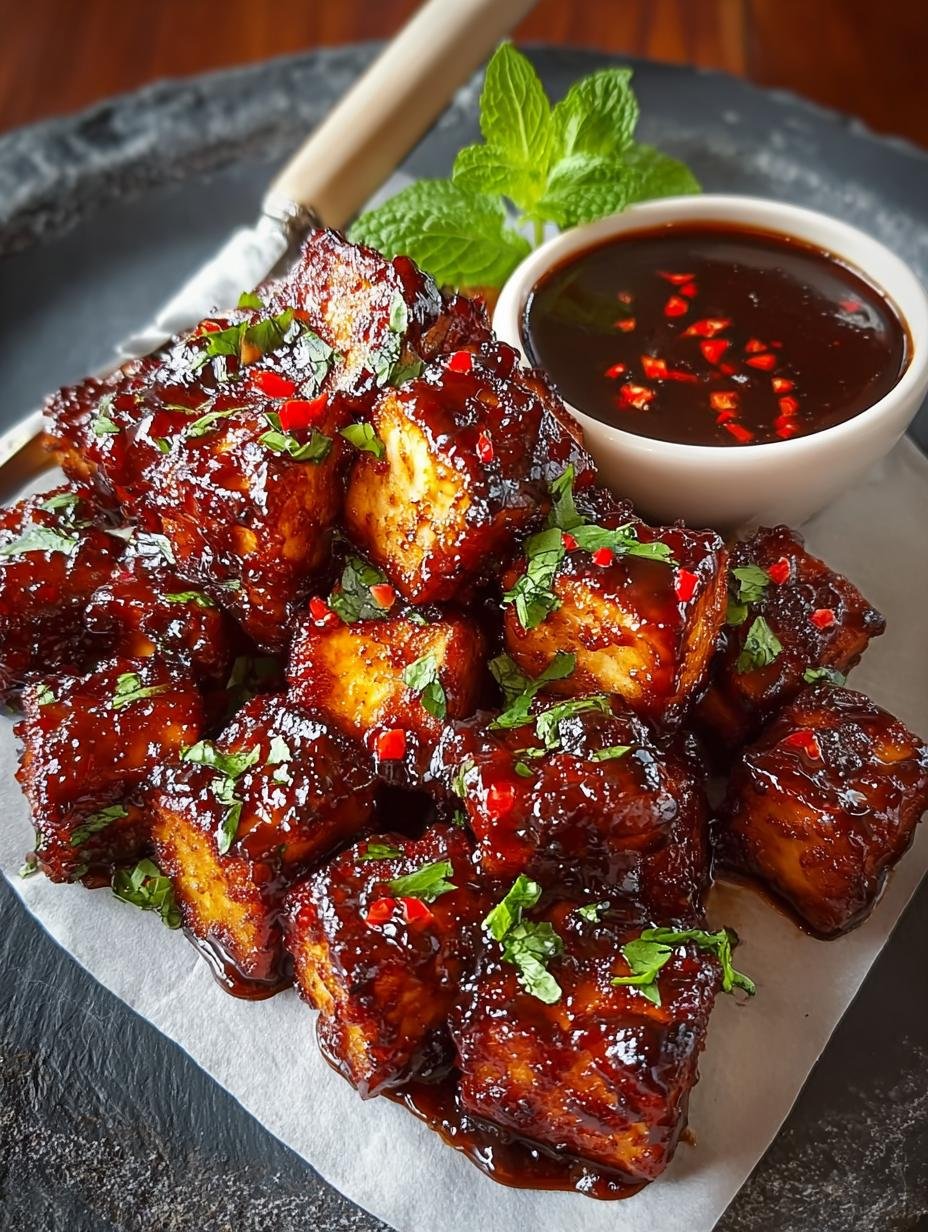 Baked BBQ Tofu Delight - 7 Reasons to Love This Dish 1 Baked BBQ Tofu Delight - Easy, Vegan, Oil-Free Recipe!