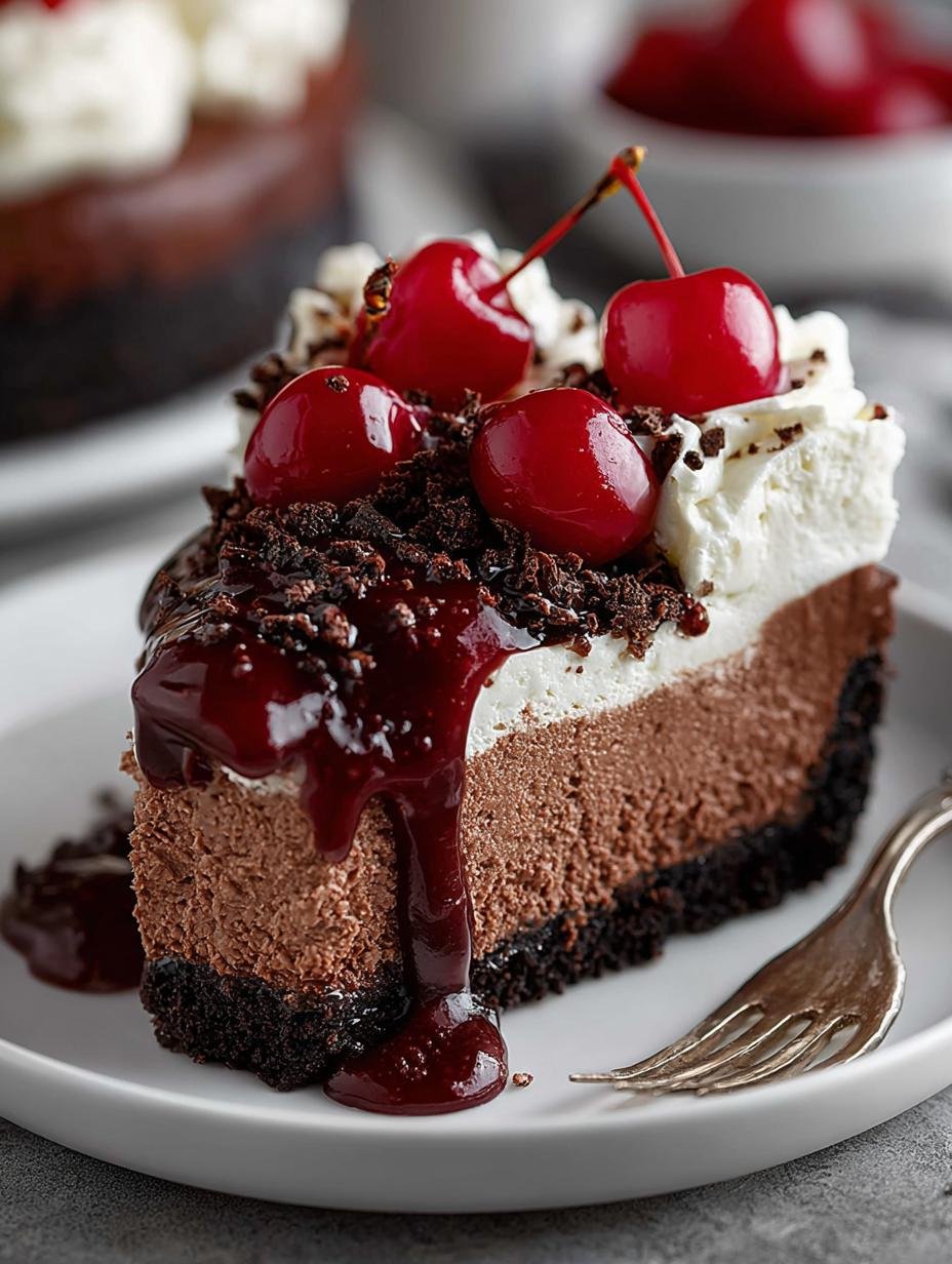 Black Forest Cheesecake Recipe: 5 Layers of Delight - Black Forest Cheesecake Recipe - additional detail
