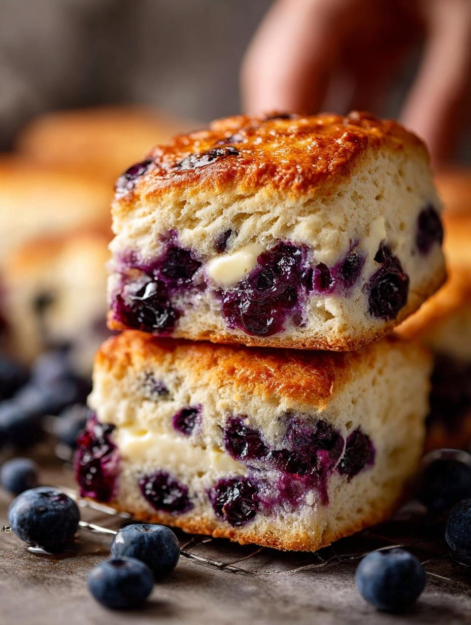 Blueberry Biscuits with Honey Butter Recipe