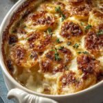 Caramelized Onion Potatoes au Gratin